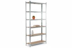 MAMUTEX Horganyzott fém állvány Mamutex Standard 2400x1200x400 mm - 6 polc, teherbírás 1050 kg