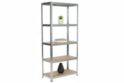 MAMUTEX Horganyzott fém állvány Mamutex Standard 180x75x40 cm - 5 polc, terhelhetőség 875 kg