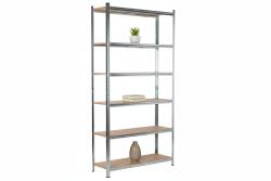 MAMUTEX Horganyzott fém állvány Mamutex Standard 240x120x50 cm - 6 polc, teherbírás 1050 kg