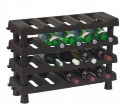 MAMUTEX Műanyag bortartó Mamutex VARIO 495x715x220 mm - 20 palack, fekete (Mamutex)