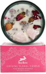 AWM Hop Hare Kristály Illatgyertya Virágokkal - Szeretet