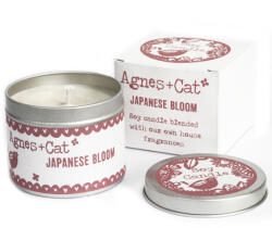 AWM Szójaviasz Illatgyertya Fémdobozban- Japán Virágoskert/200g, ajándékcsomagolás