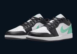 Jordan Air Jordan 1 Low "Green Glow" [ 45 ] (553558-131)