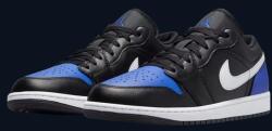 Jordan Air Jordan 1 Low "Black Royal Toe" [ 47.5 ] (553558-042)