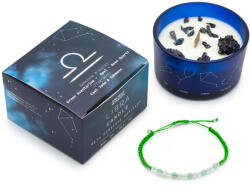 AWM Állatöv Gyertya Kristályokkal és Karkötővel - Mérleg