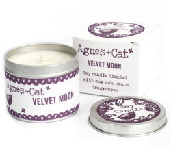 AWM Szójaviasz Illatgyertya Fémdobozban- Selymes Hold/200g, ajándékcsomagolás