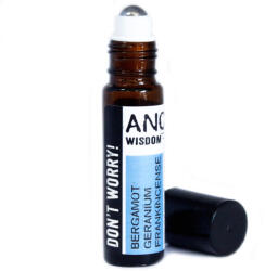 AWM 10ml Roll On Illóolaj Keverék- Ne Aggódj! (Bergamot, Muskátli, Tömjén)
