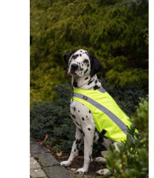 TRIXIE Safety Vest - Biztonsági mellény (neon sárga, fényvisszaverő) kutyák részére (L) 60cm