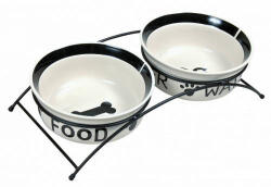 TRIXIE 24642 Eat on Feet tálkészlet 1, 6l, 20cm, f-f