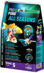 JBL ProPond All Seasons (S) - pond táplálékok - kerti tavakba kisméretű díszhalak részére (2, 2kg/12l) RENDELÉSRE TARTOTT!