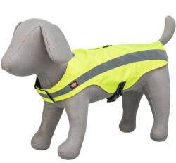 TRIXIE Safety Vest - Biztonsági mellény (neon sárga, fényvisszaverő) kutyák részére (S) 40cm