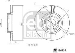 Febi Bilstein Disc frana FEBI BILSTEIN 196935 (196935) - automobilus