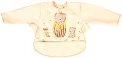 SeviBebe Baveta impermeabila cu maneci lungi Happy Bear Bavata
