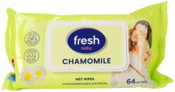 Fresh Baby törlőkendő kamilla illatú 64x
