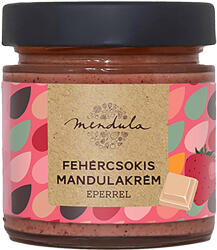 Mendula Fehércsokis mandulakrém eperrel 180 g