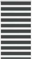 vidaXL zebrafüggönnyel fekete szövetszélesség 65, 9 cm poliészter (4014203)