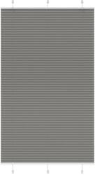 vidaXL pliszírozott redőny antracit 115x200 cm szövetszélesség 114, 4cm (4015112)