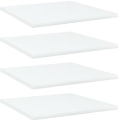 vidaXL 4 db fehér szerelt fa könyvespolc 40 x 40 x 1, 5 cm (805170)