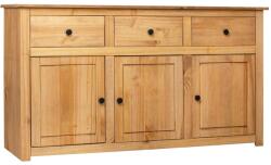 vidaXL panama stílusú tömör fenyőfa tálalószekrény 135 x 40 x 80 cm (282703)