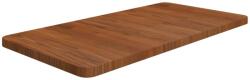 vidaXL sötétbarna kezelt tömör fa fürdőszobai pult 80 x 40 x 2, 5 cm (343052)