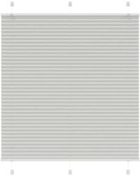 vidaXL pliszírozott redőny világosszürke 120x150 cm szövetszélesség (4015351)