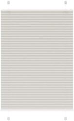 vidaXL pliszírozott redőny világosszürke 85x150 cm szövetszélesség (4015344)