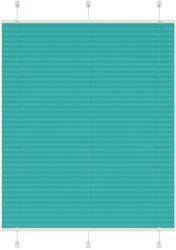 vidaXL pliszírozott redőny Benzinzöld 110x100 cm szövetszélesség (4015383)