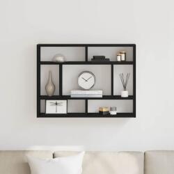 vidaXL fekete tölgyfa fali polc 75 x 16 x 55 cm (862047)