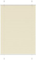vidaXL pliszírozott redőny krém 95x150 cm szövetszélesség 94, 4 cm (4015295)