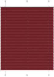 vidaXL pliszírozott redőny Bordeaux piros 105x150 cm szövetszélesség (4015246)