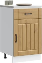 vidaXL Konyhai alsó szekrény Lucca kézműves tölgy szerelt fa (853726)