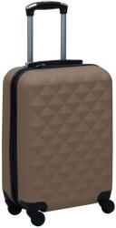 vidaXL barna ABS kemény falú gurulós bőrönd (92423)