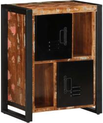 vidaXL Tálaló többszínű 55x35x70 cm Tömör fa újrahasznosított (4013580)