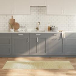 vidaXL négyszögletű világos természetes bambusz szőnyeg 60 x 200 cm (376837)