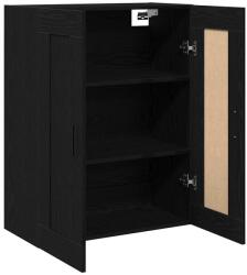vidaXL Fali szekrény Fekete tölgy 69, 5 x 34 x 90 cm Faanyag (862951)