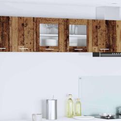 vidaXL Függő szekrény ajtóval Régi fa és fehér 80 x 31 x 40 cm Faanyag (884238)