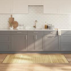 vidaXL négyszögletű világos természetes bambusz szőnyeg 70 x 200 cm (376873)