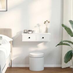 vidaXL Falipolc fiókokkal fehér 60x28x15 cm műszaki fa (859941)