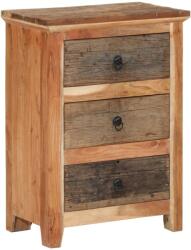 vidaXL tömör akácfa tálalószekrény 55x33x75 cm (354322)