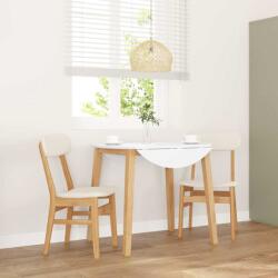 vidaXL 2 db tömörfa gumiból készült étkezőszékek párnákkal (4102437)