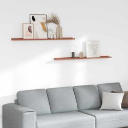 vidaXL Falpolc polcokkal tárolóval 2 pcs Piros 115 x 9 x 3 cm Faanyag (42020005)