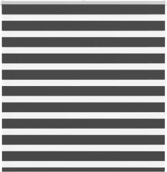 vidaXL zebrafüggönnyel fekete szövetszélesség 135, 9 cm poliészter (4014243)