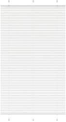 vidaXL pliszírozott redőny Fehér 115x200cm szövetszélesség 114, 4cm (4015520)