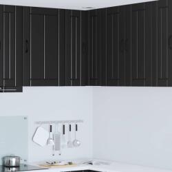 vidaXL Konyhaszekrény Fekete 57 x 57 x 80 cm Faanyag (885076)