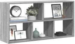 vidaXL szürke sonoma színű szerelt fa fali polc 100 x 25 x 50 cm (853277)