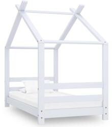 vidaXL fehér tömör fenyőfa gyerekágy-keret 70 x 140 cm (289610)