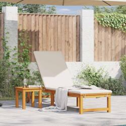 vidaXL Napozó Barna 202 x 53 x 89 cm Tömör Akácfa (4108108)