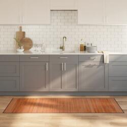 vidaXL négyszögletű barna bambusz szőnyeg 70 x 200 cm (376872)