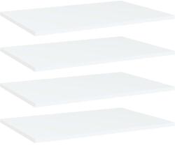 vidaXL 4 db fehér szerelt fa könyvespolc 60 x 40 x 1, 5 cm (805250)