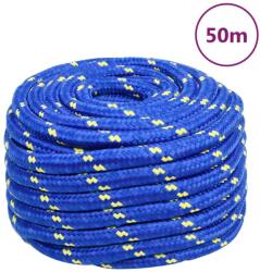 vidaXL kék polipropilén hajókötél 20 mm 50 m (152474)